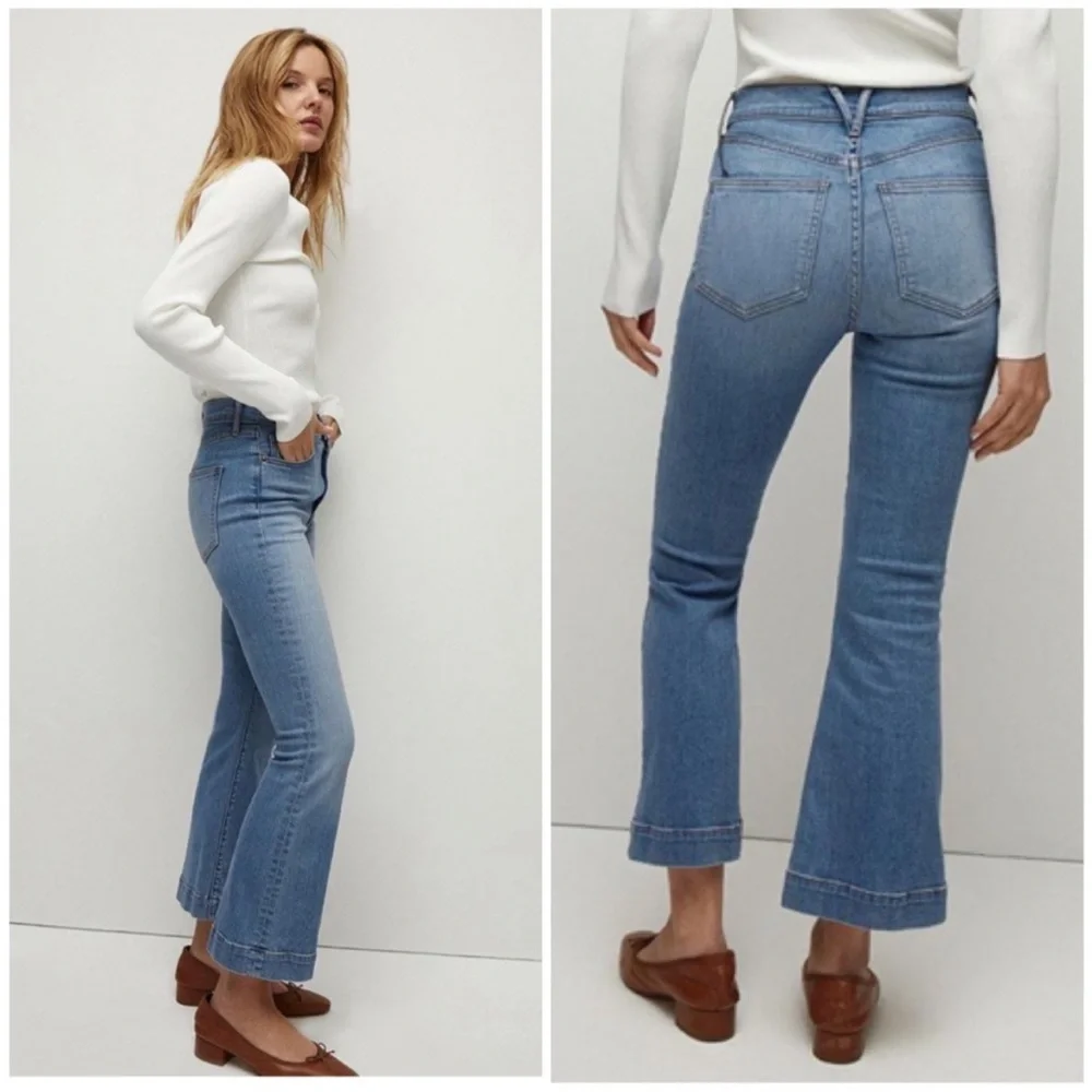 Veronica Beard Carson kick flare jeans